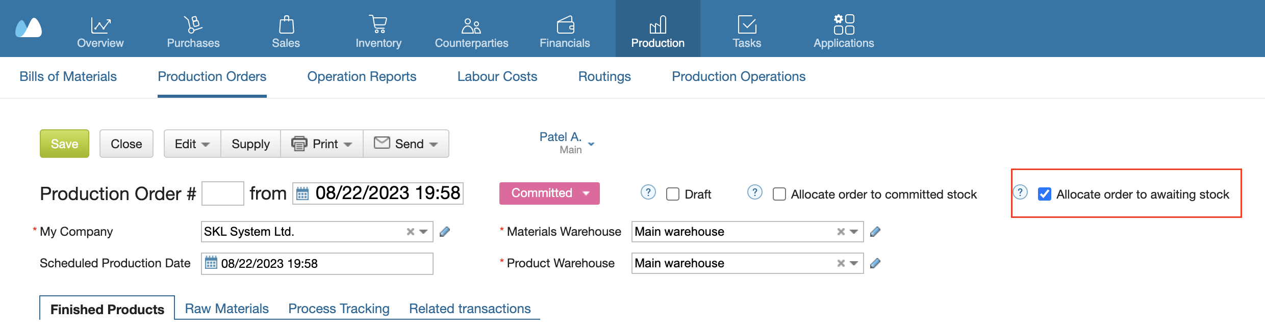 Allocate order to awaiting stock.png
