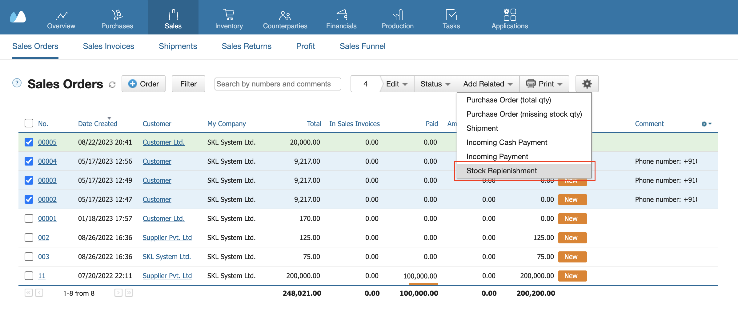 multiple Sales Orders_stock replenishment.png