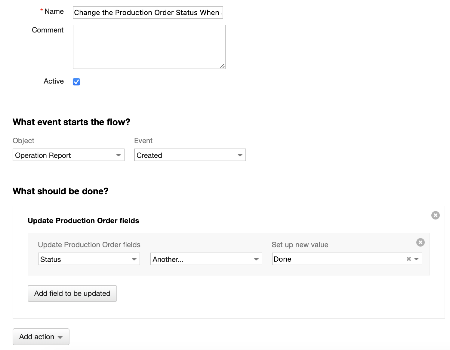 Change the Production Order Status When an Operation Report Is Created.png